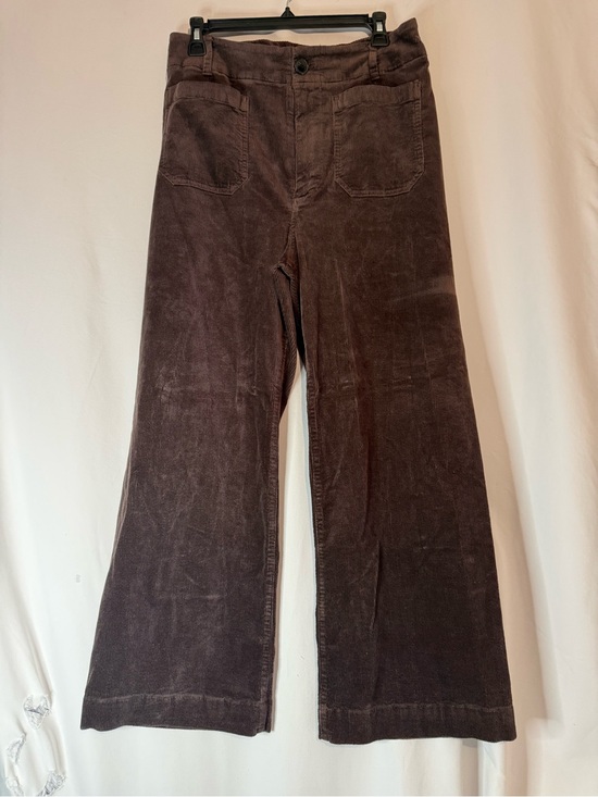 Anthropologie Pants - Maeve Anthropologie Colette Corduroy Pants 31 Brown Ultra High Rise Wide Leg